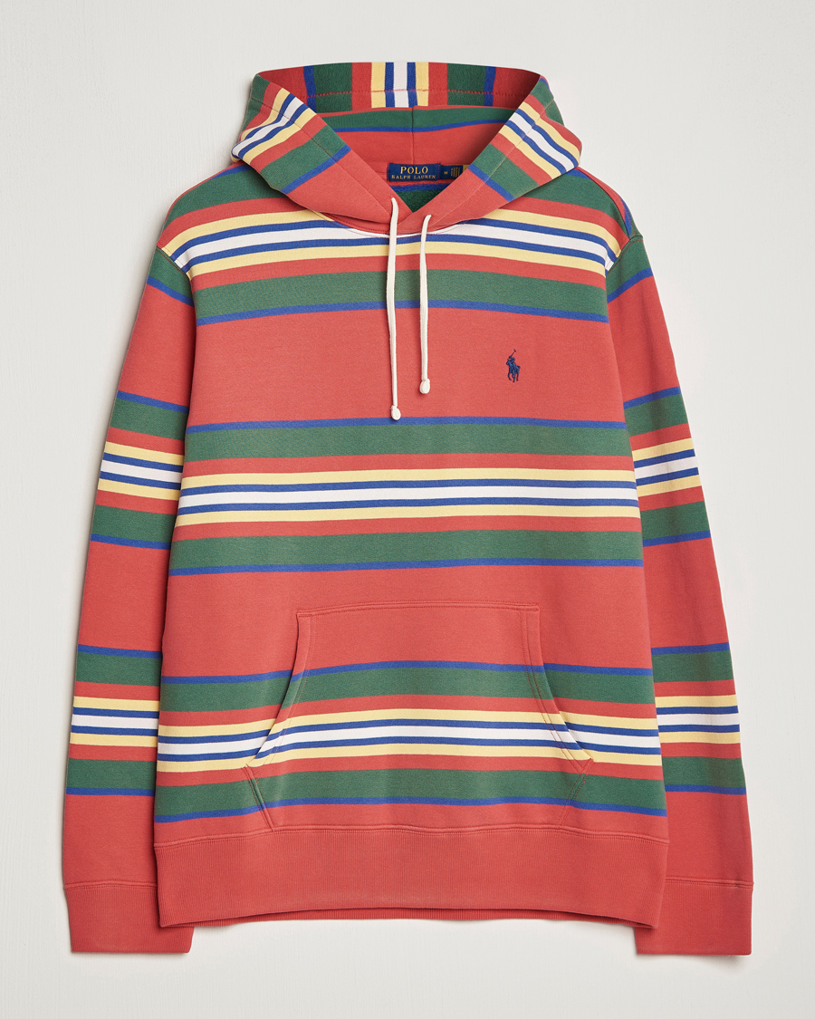 Mies | Puserot | Polo Ralph Lauren | Yarn Died Fleece Striped Hoodie Multi