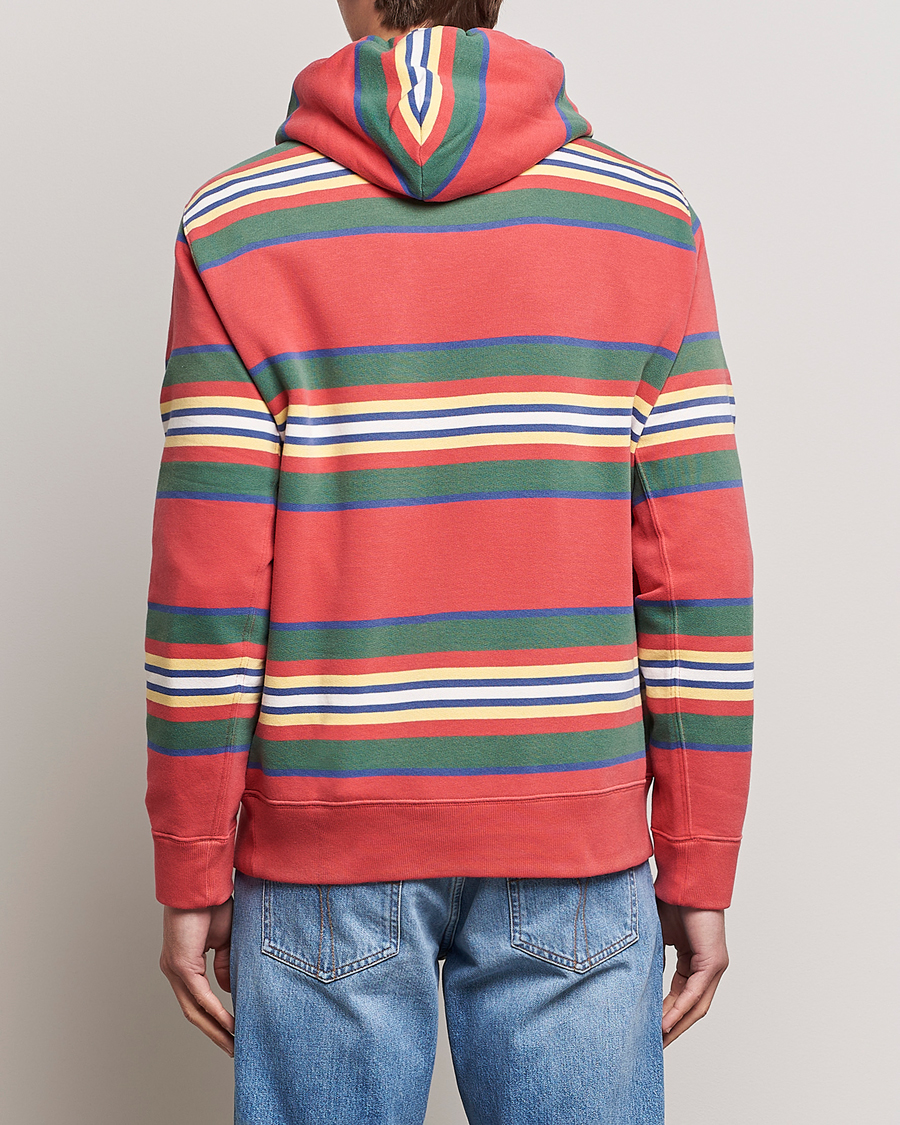 Mies | Puserot | Polo Ralph Lauren | Yarn Died Fleece Striped Hoodie Multi