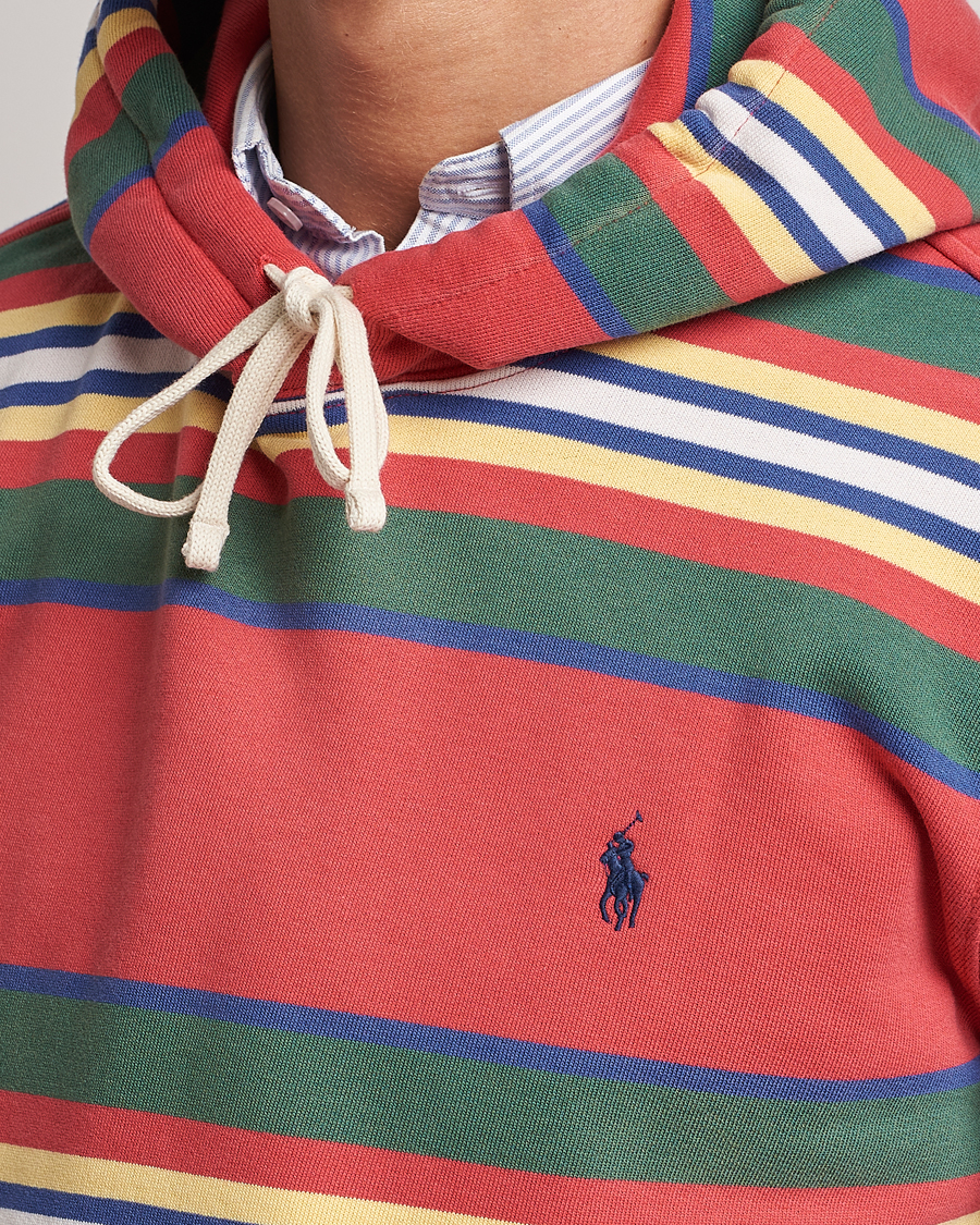 Mies | Puserot | Polo Ralph Lauren | Yarn Died Fleece Striped Hoodie Multi