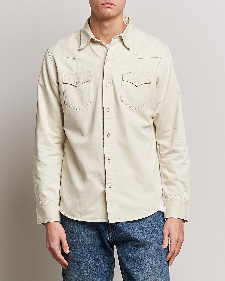 Mies | Farkkupaidat | Polo Ralph Lauren | Western Denim Shirt Basic Sand