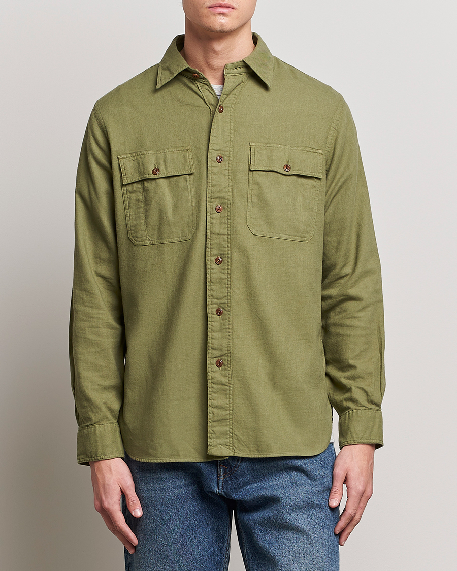 Mies |  | Polo Ralph Lauren | Cotton Overshirt Sage Olive