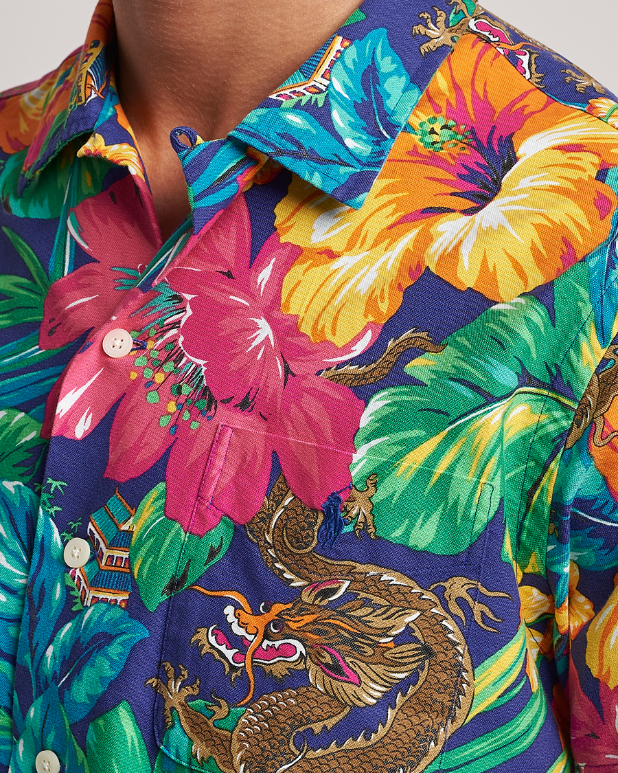 Mies | Kauluspaidat | Polo Ralph Lauren | Printed Flower Short Sleeve Shirt Tropical