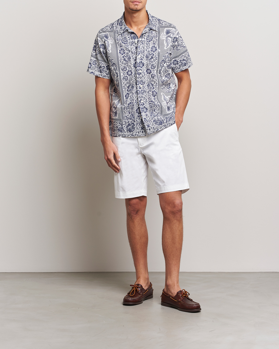 Mies | Kauluspaidat | Polo Ralph Lauren | Printed Paisley Short Sleeve Shirt Blue