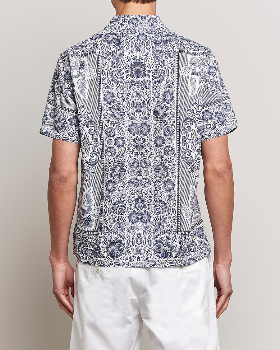 Mies | Kauluspaidat | Polo Ralph Lauren | Printed Paisley Short Sleeve Shirt Blue