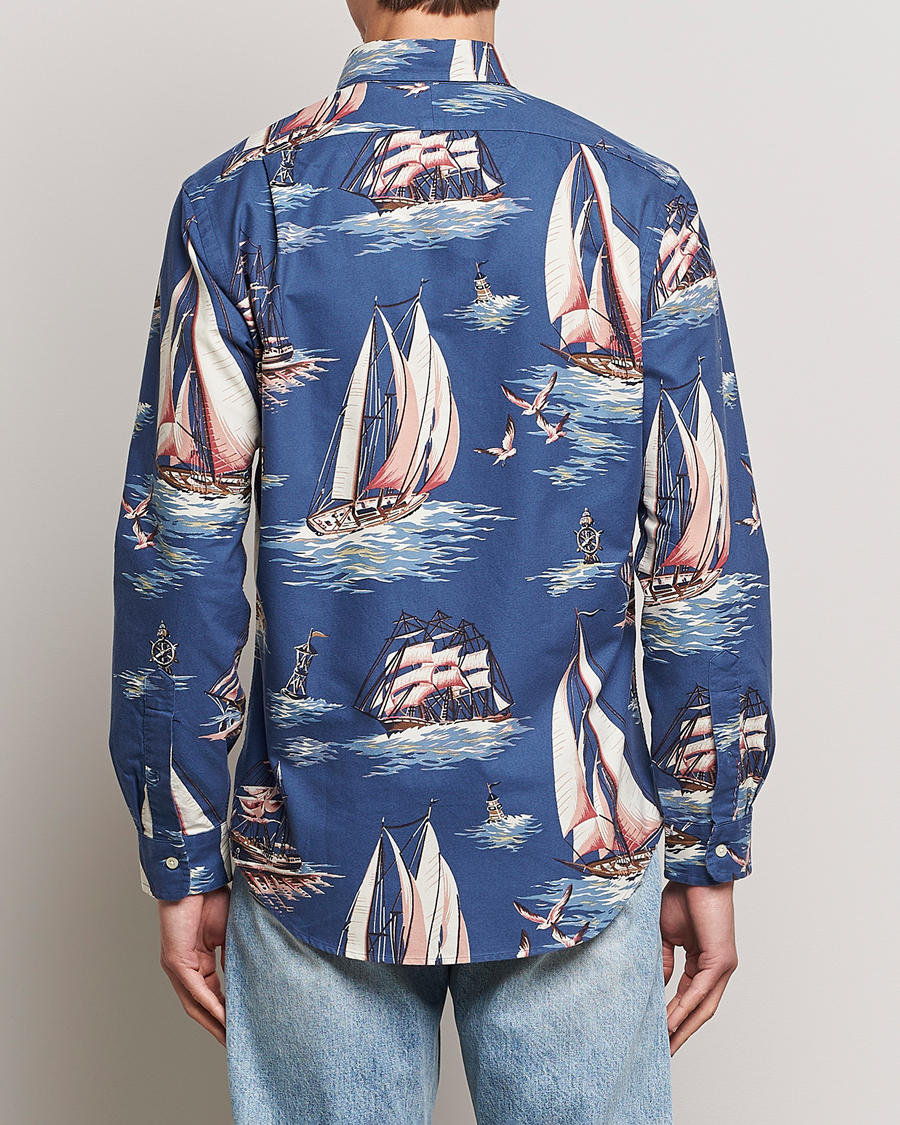 Mies | Kauluspaidat | Polo Ralph Lauren | Printed Regatta Oxford Shirt Blue
