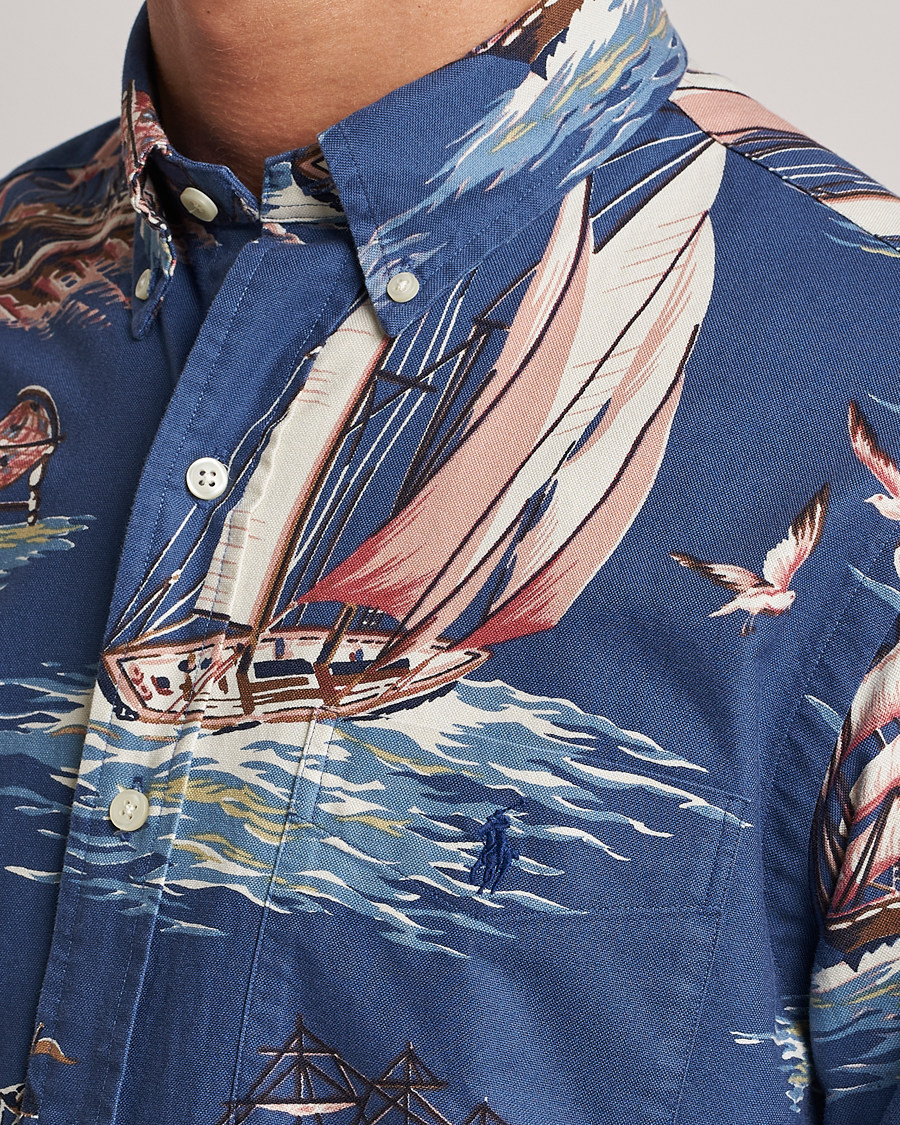 Mies | Kauluspaidat | Polo Ralph Lauren | Printed Regatta Oxford Shirt Blue