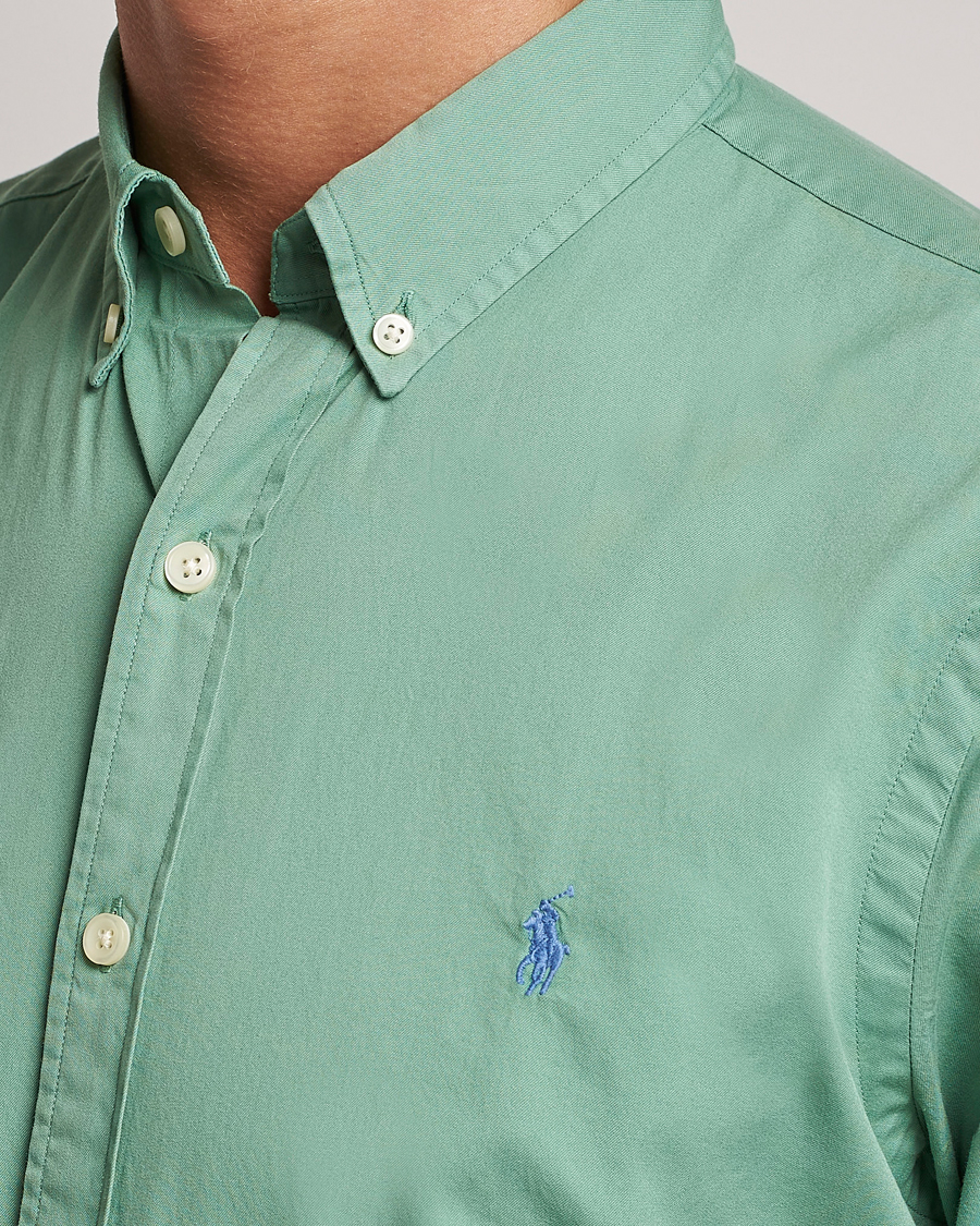 Mies | Kauluspaidat | Polo Ralph Lauren | Twill Short Sleeve Shirt Faded Mint