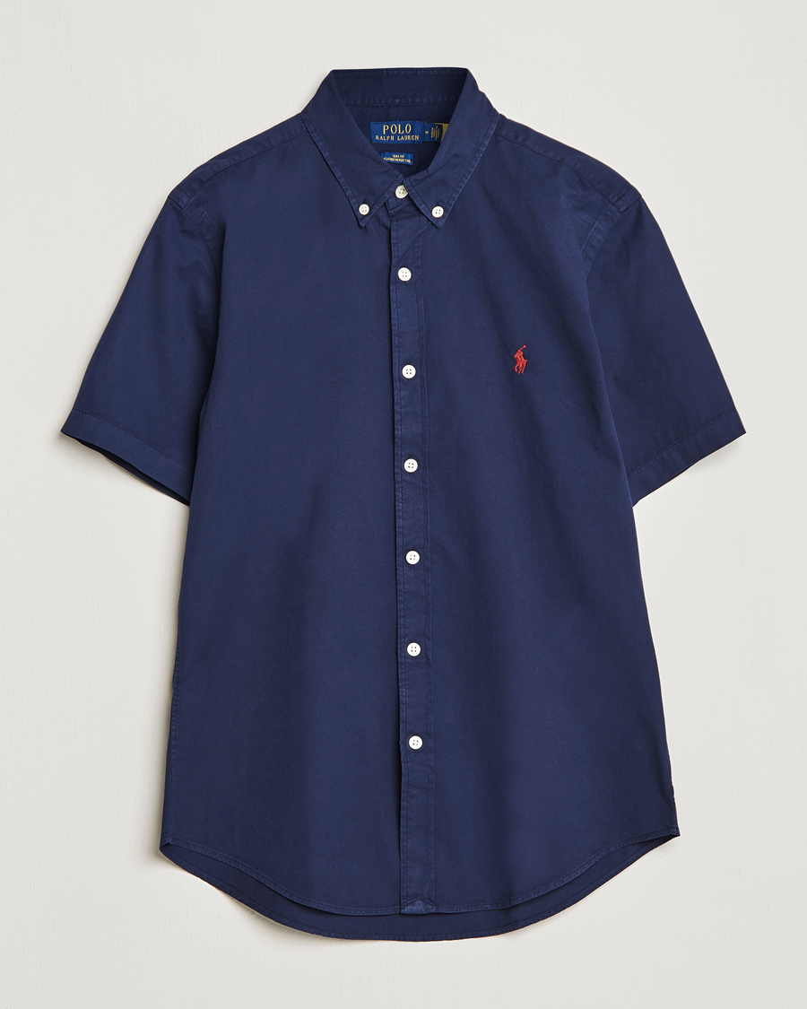 Mies | Kauluspaidat | Polo Ralph Lauren | Twill Short Sleeve Shirt Newport Navy