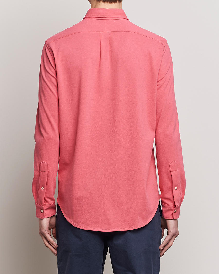 Mies | Kauluspaidat | Polo Ralph Lauren | Slim Fit Featherweight Mesh Shirt Red Sky