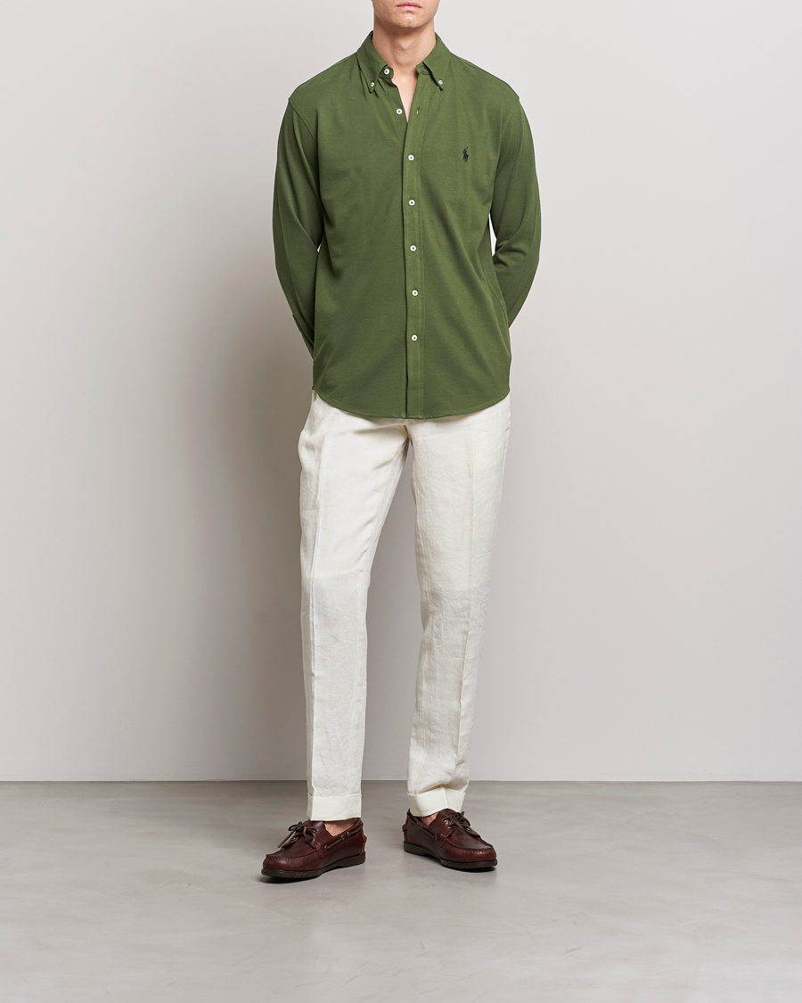 Mies | Kauluspaidat | Polo Ralph Lauren | Featherweight Shirt Olive