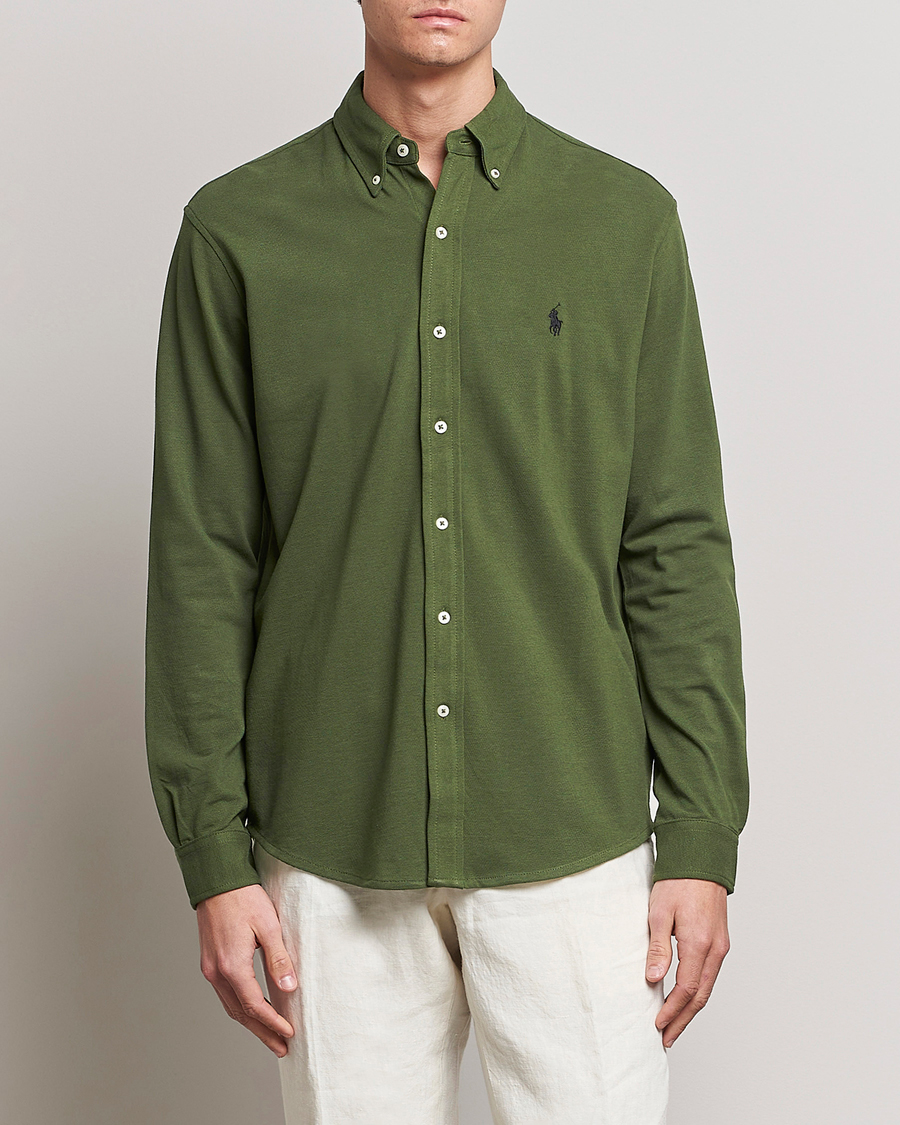 Mies | Pikee-paidat | Polo Ralph Lauren | Featherweight Shirt Olive