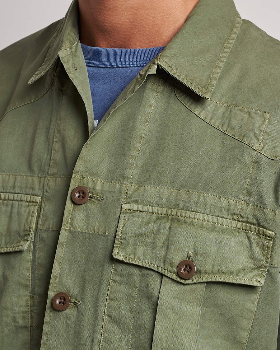 Mies | Takit | Polo Ralph Lauren | Twill Pocket Shirt Jacket Olive
