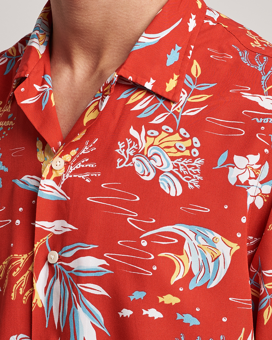 Mies | Kauluspaidat | Polo Ralph Lauren | Printed Flower Short Sleeve Shirt Sun Sand Surf
