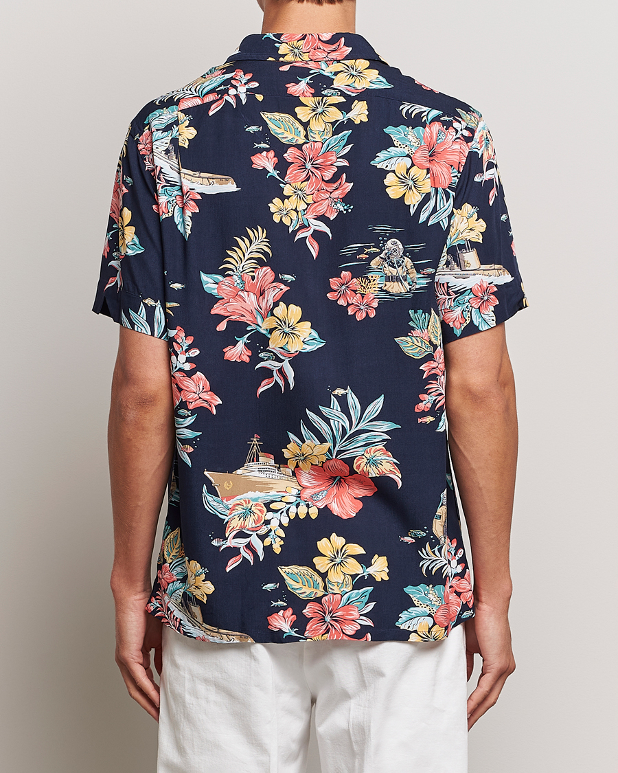 Mies | Kauluspaidat | Polo Ralph Lauren | Printed Flower Short Sleeve Shirt Navy Multi