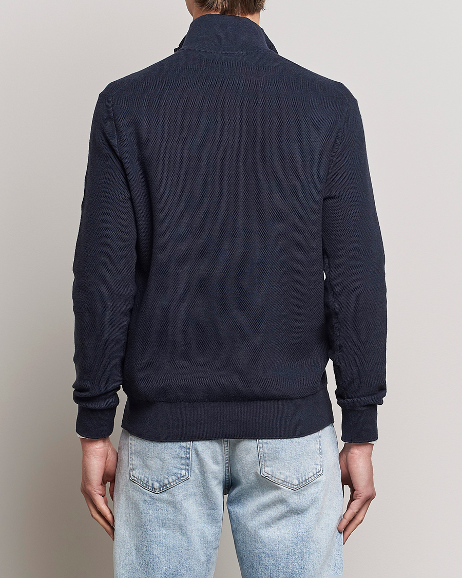 Mies | Puserot | Polo Ralph Lauren | Textured Half-Zip Navy Heather