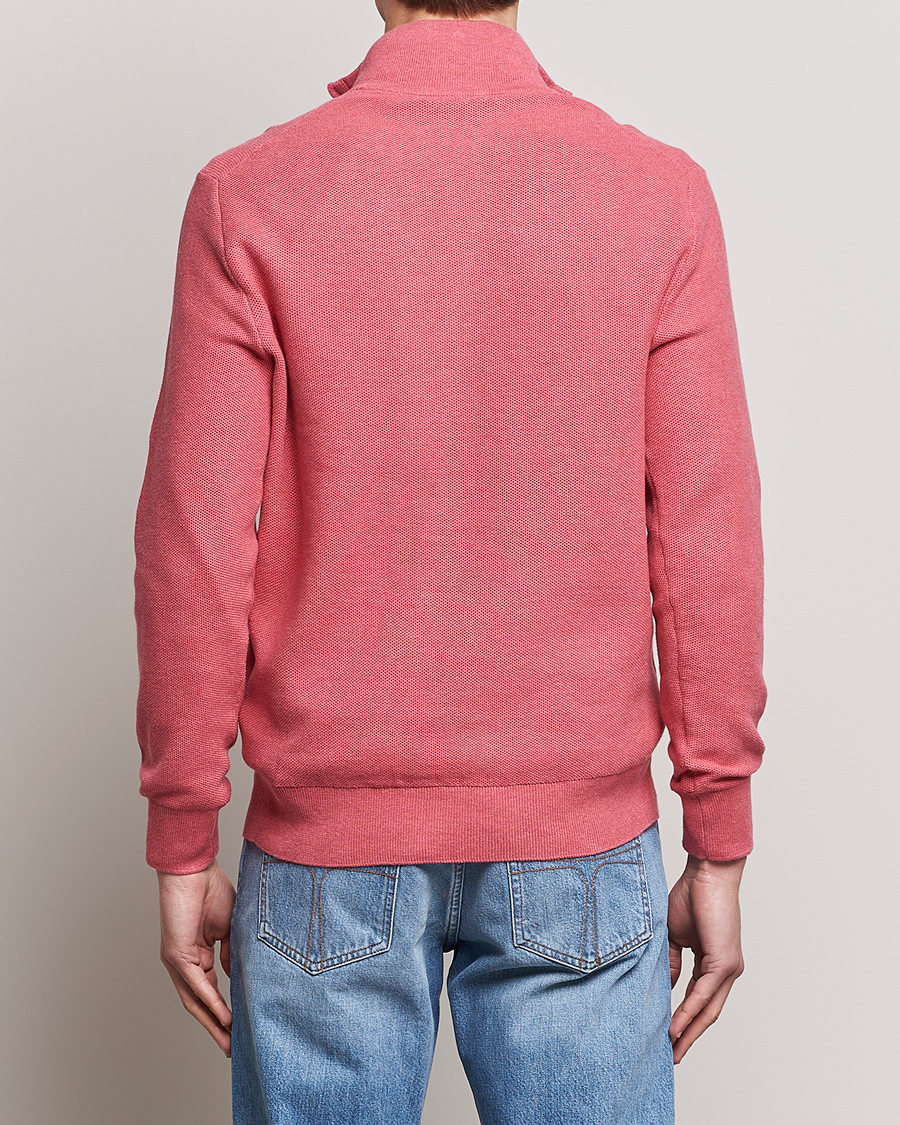 Mies | Puserot | Polo Ralph Lauren | Textured Half-Zip Red Sky Heather