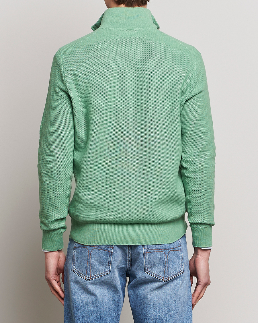 Mies | Puserot | Polo Ralph Lauren | Textured Half-Zip Pistachio Green