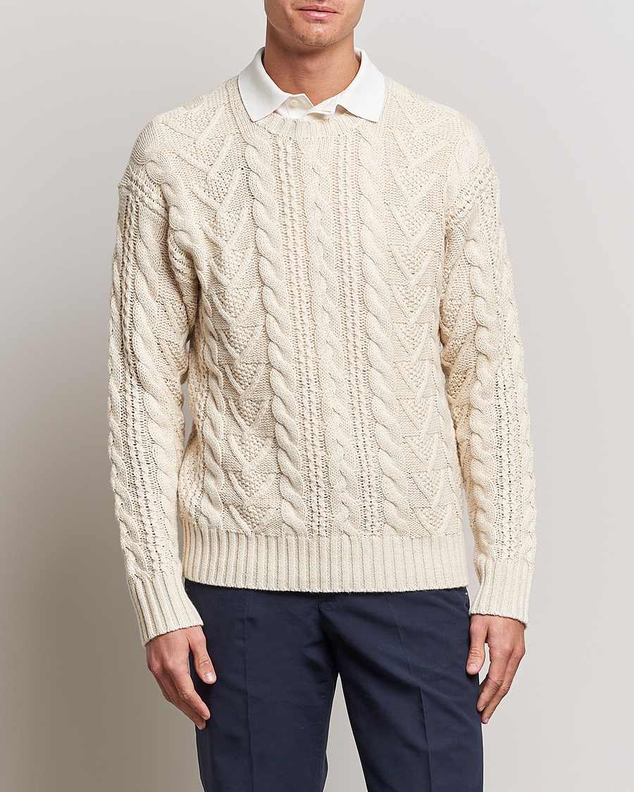Mies |  | Polo Ralph Lauren | Knitted Fishermen Sweater Cream