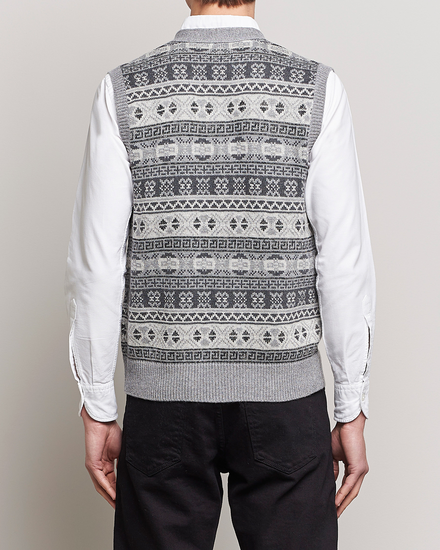 Mies | Puserot | Polo Ralph Lauren | Knitted Fairisle Vest Grey
