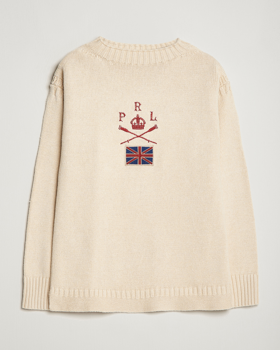 Mies | Puserot | Polo Ralph Lauren | Knitted Anchor Sweater Cream
