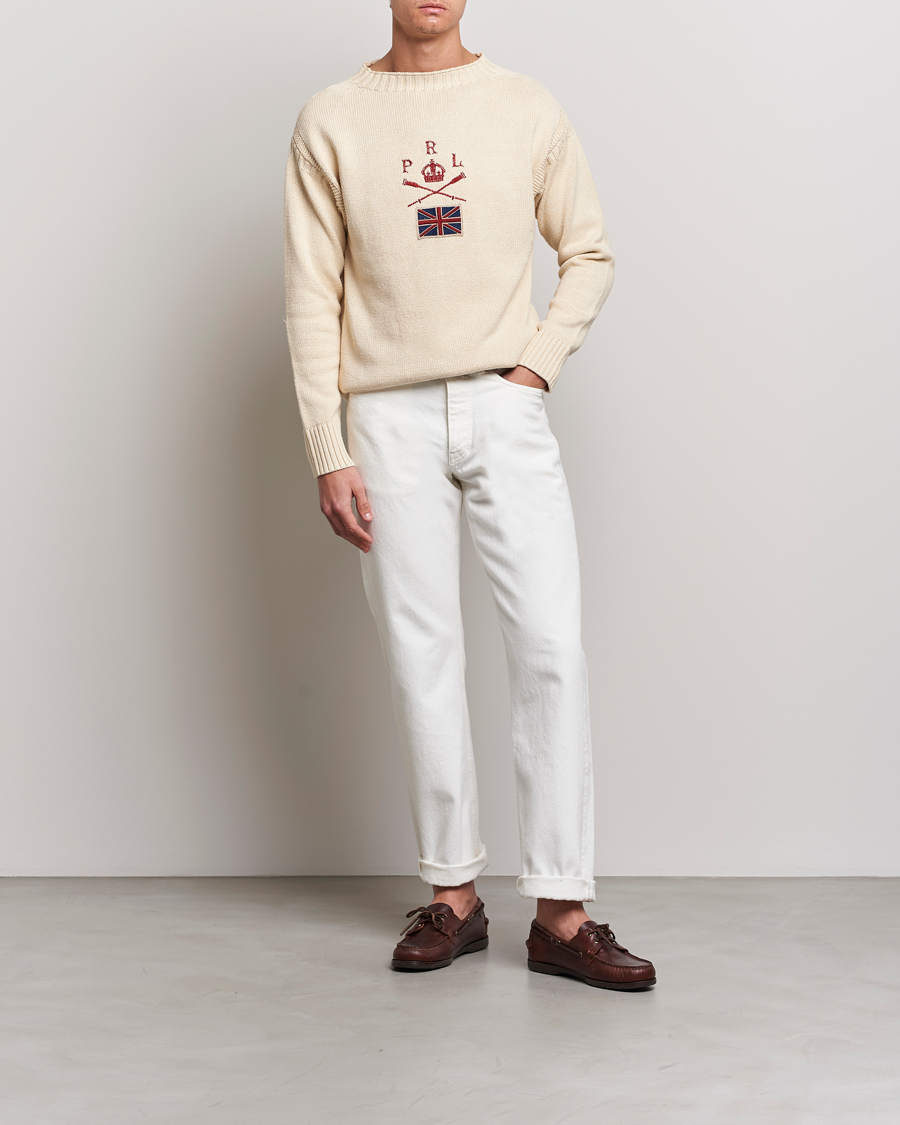 Mies | Puserot | Polo Ralph Lauren | Knitted Anchor Sweater Cream