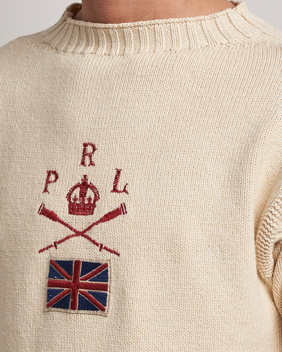 Mies | Puserot | Polo Ralph Lauren | Knitted Anchor Sweater Cream