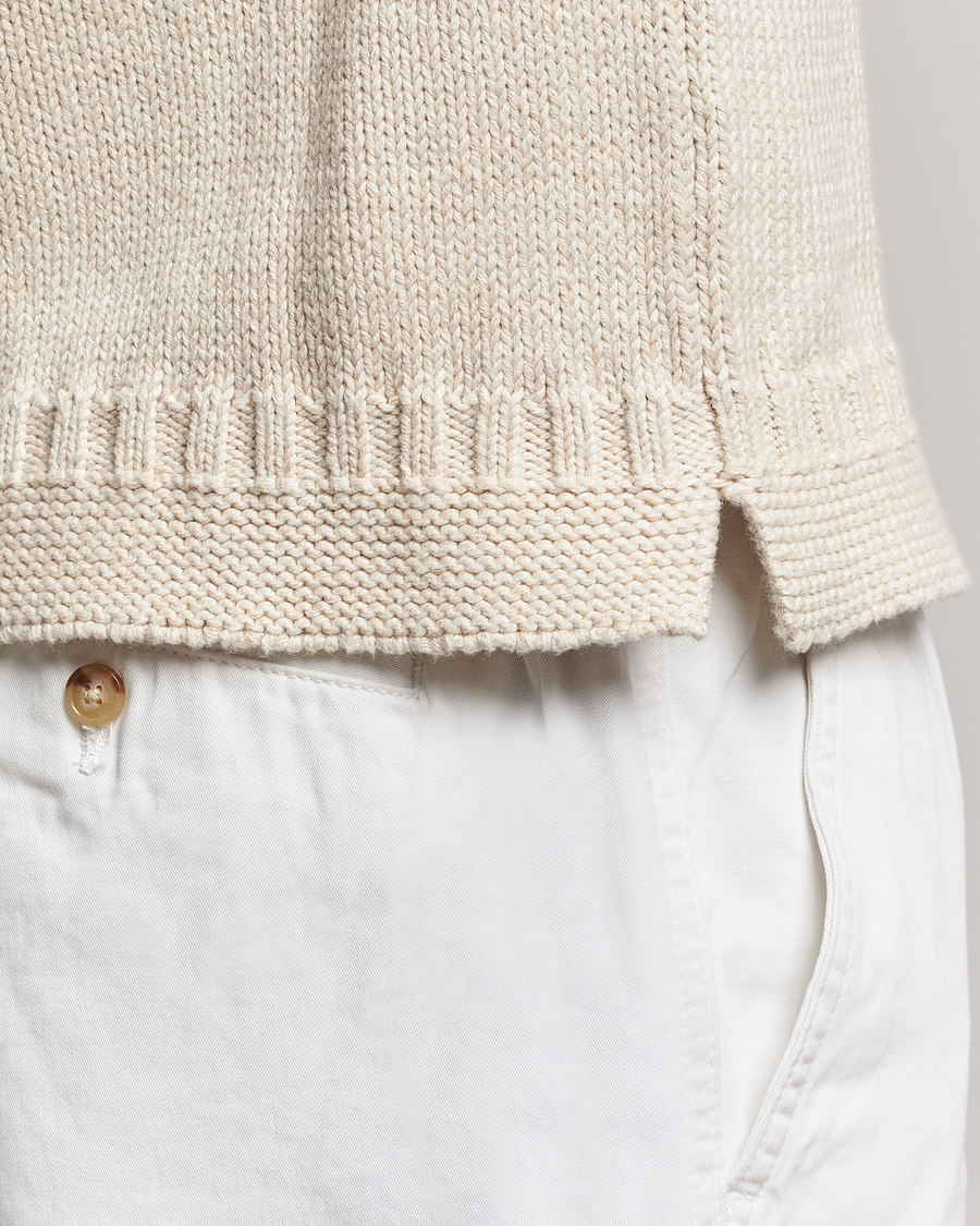 Mies | Puserot | Polo Ralph Lauren | Knitted Fishermen Sweater Cream