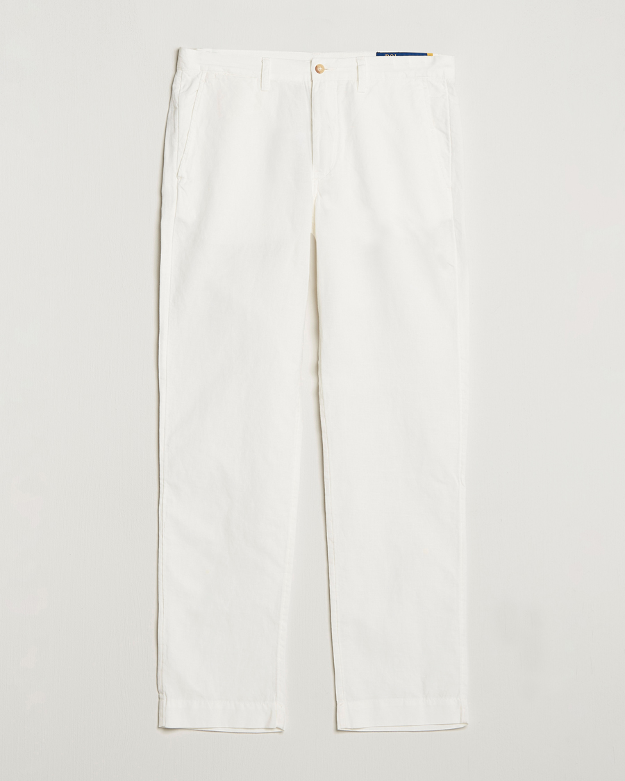 Mies | Chinot | Polo Ralph Lauren | Cotton/Linen Bedford Chinos Deckwash White