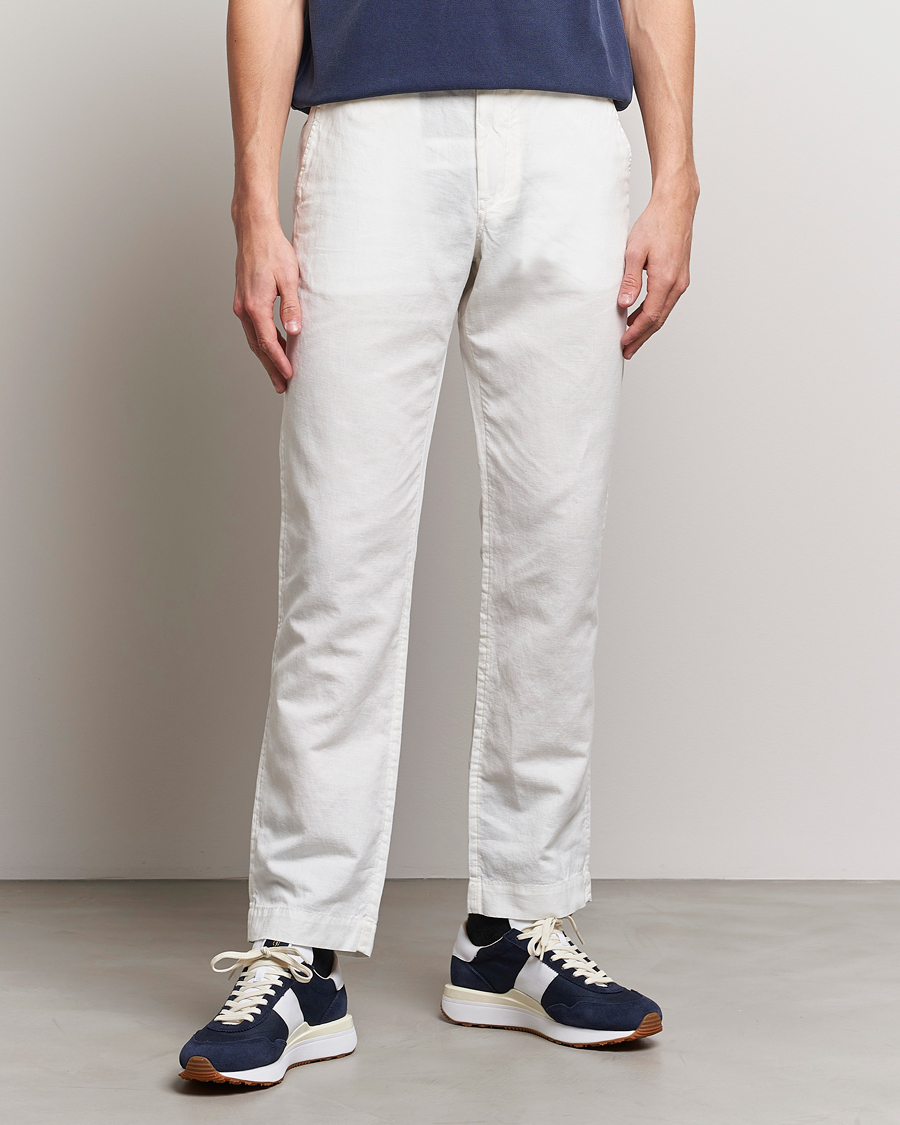 Mies |  | Polo Ralph Lauren | Cotton/Linen Bedford Chinos Deckwash White