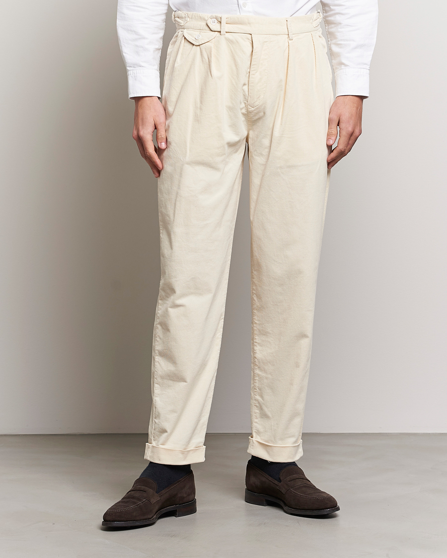 Mies | Housut | Polo Ralph Lauren | Corduroy Tennis Trousers Guide Cream