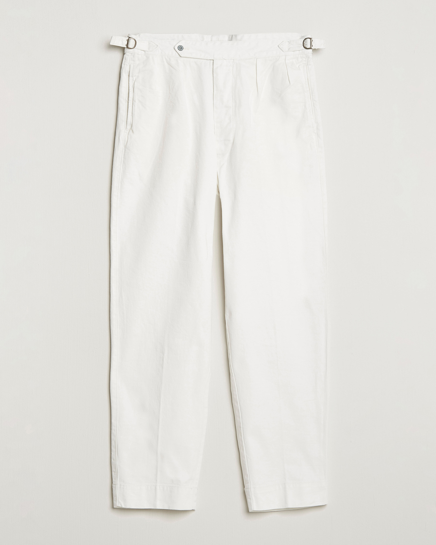 Mies |  | Polo Ralph Lauren | Rustic Twill Officer Trousers Deckwash White