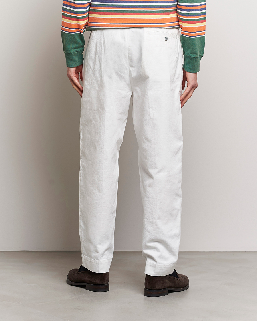 Mies | Housut | Polo Ralph Lauren | Rustic Twill Officer Trousers Deckwash White