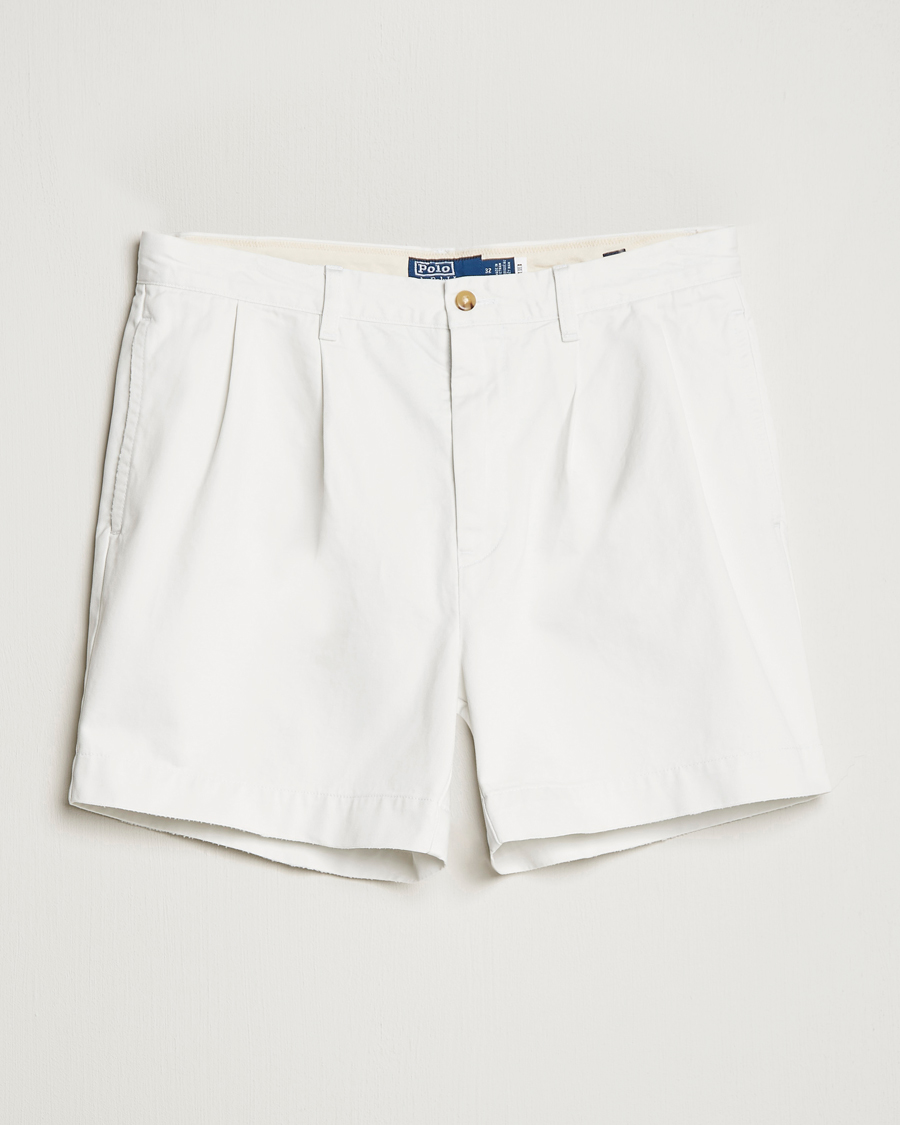Mies |  | Polo Ralph Lauren | Twill Pleated Regatta Shorts Deckwash White