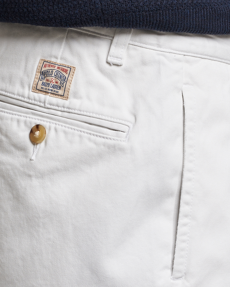 Mies | Shortsit | Polo Ralph Lauren | Twill Pleated Regatta Shorts Deckwash White