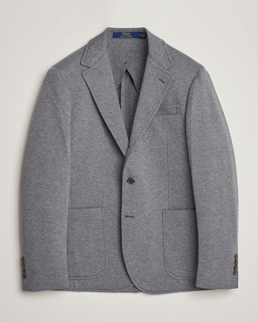 Mies | Pikkutakit | Polo Ralph Lauren | Double Knit Jersey Blazer Medium Grey Heather