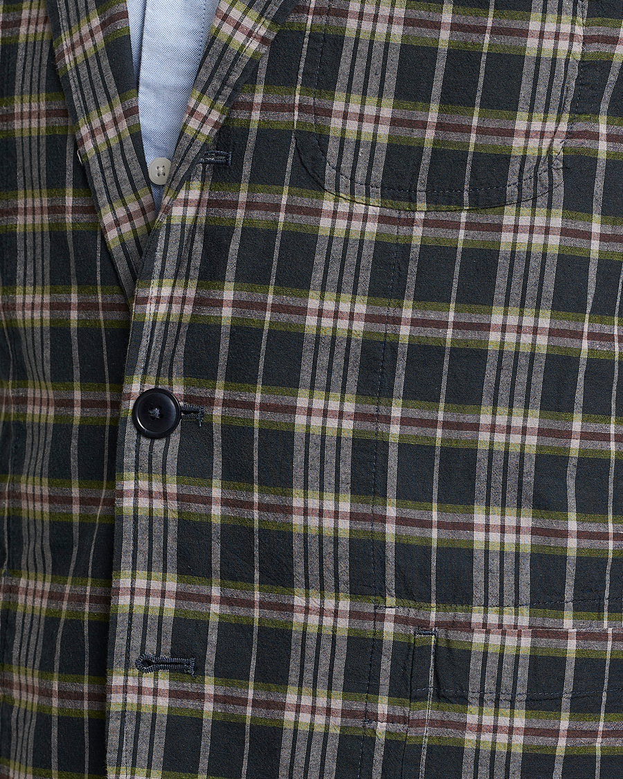 Mies | Pikkutakit | Polo Ralph Lauren | Cotton Madras Checked Blazer Navy/Olive/Burgundy