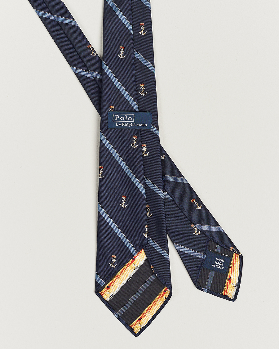 Mies | Osastot | Polo Ralph Lauren | Vintage Striped Anchor Tie Navy/Blue