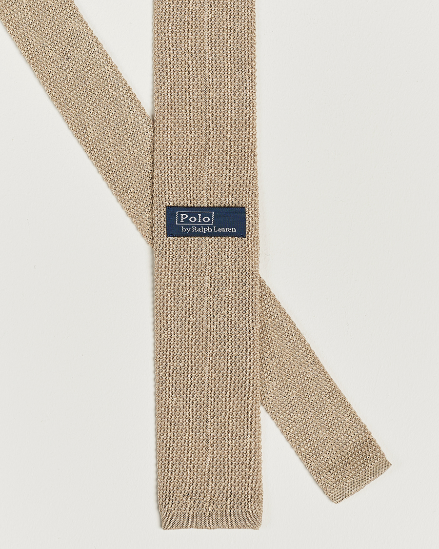 Mies | Osastot | Polo Ralph Lauren | Linen Knitted Tie Tan
