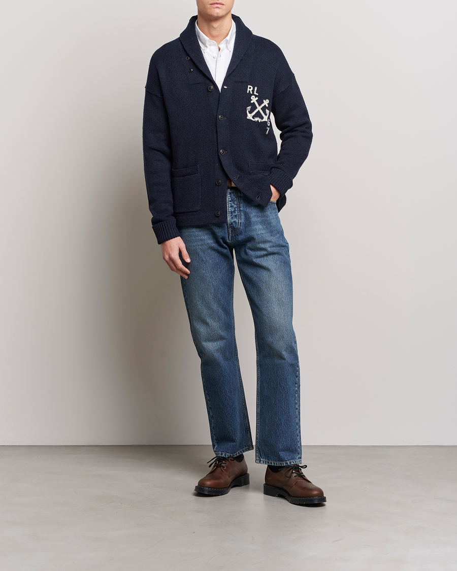 Mies | Puserot | Polo Ralph Lauren | RL Knitted Cardigan Navy