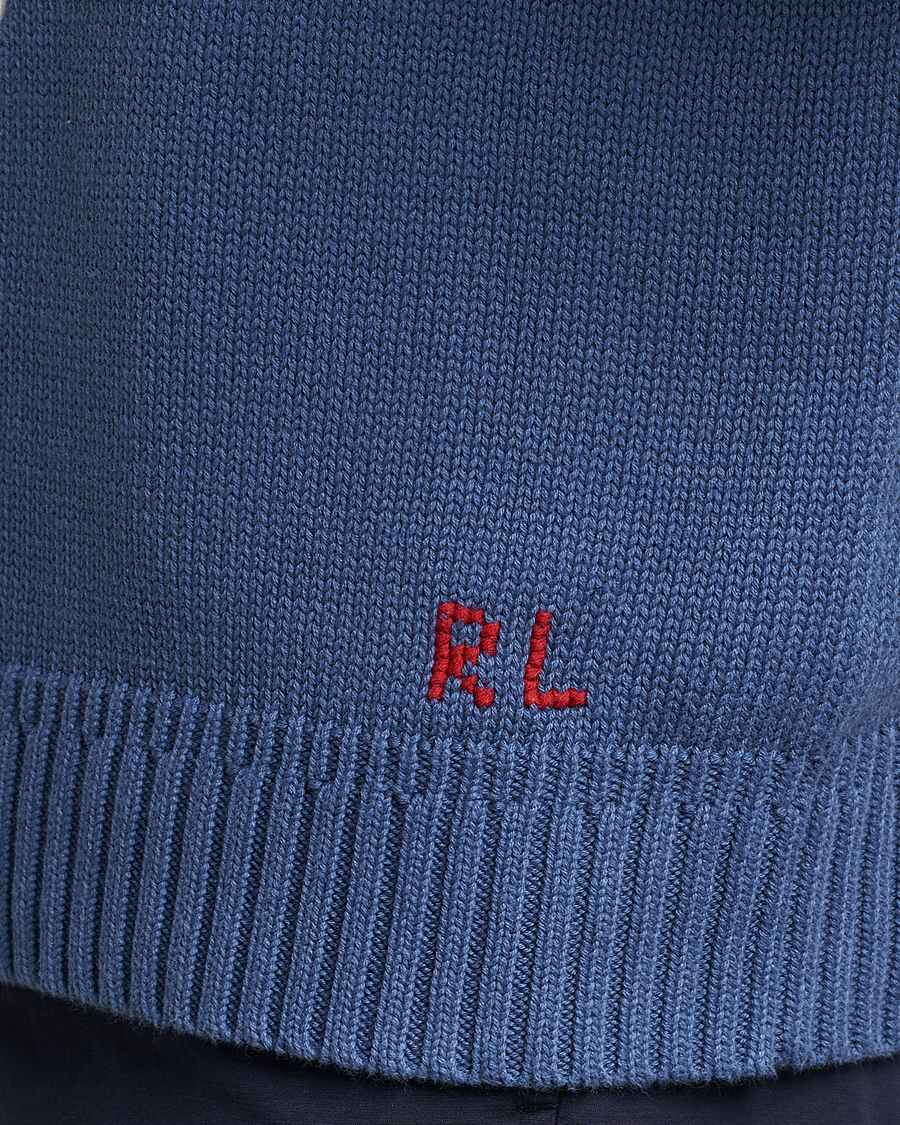 Mies | Puserot | Polo Ralph Lauren | Cotton Knitted Bear Sweater Blue Haven