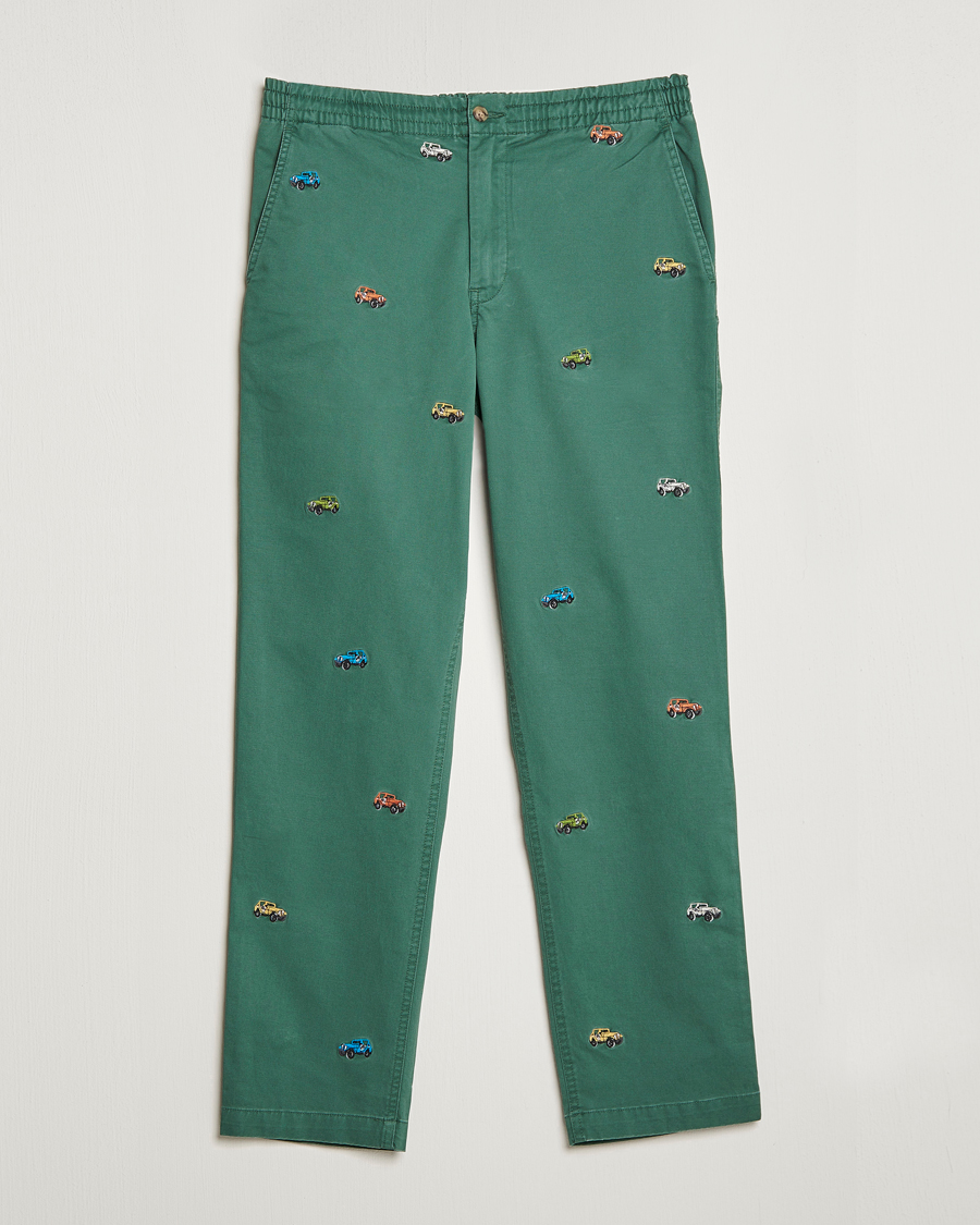Mies | Housut | Polo Ralph Lauren | Prepster Twill Printed Jeeps Pants Washed Forest