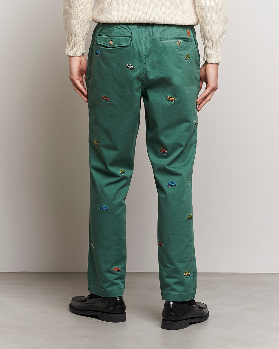 Mies | Housut | Polo Ralph Lauren | Prepster Twill Printed Jeeps Pants Washed Forest