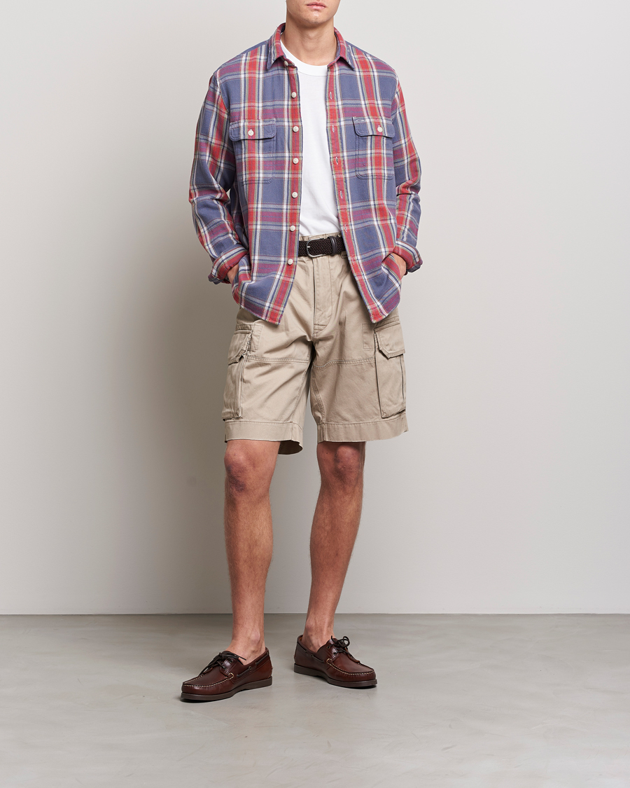 Mies | Kauluspaidat | Polo Ralph Lauren | Classic Fit Checked Shirt Blue/Red