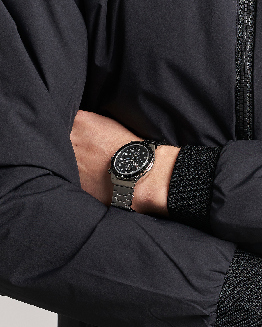 Mies | Timex Time Zone Chronograph 40mm Black Dial | Timex | Time Zone Chronograph 40mm Black Dial