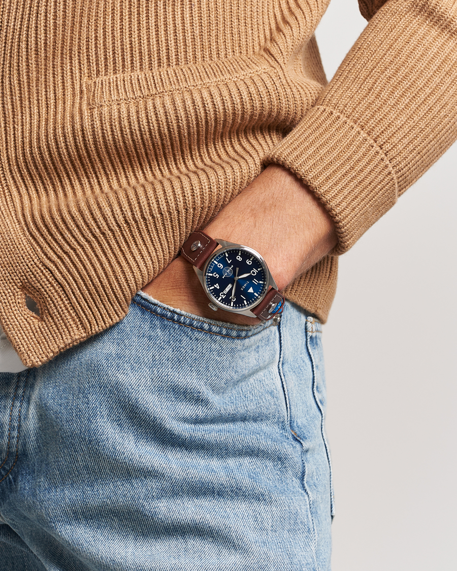 Mies | Timex Pan Am Waterbury Chronograph 42mm Blue Dial | Timex | Pan Am Waterbury Chronograph 42mm Blue Dial
