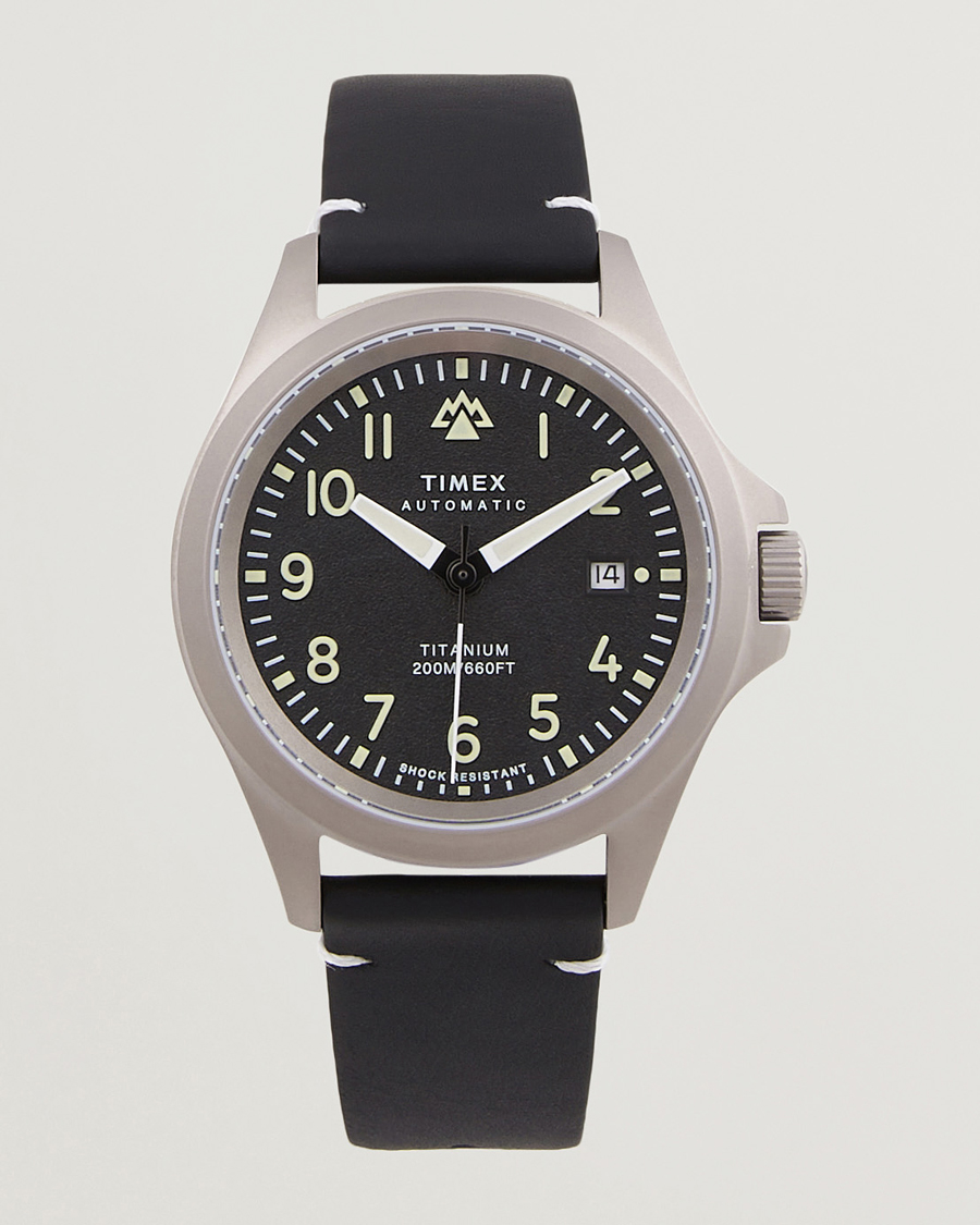 Mies | Timex Expedition North Automatic Titanium 41mm Black Dial | Timex | Expedition North Automatic Titanium 41mm Black Dial