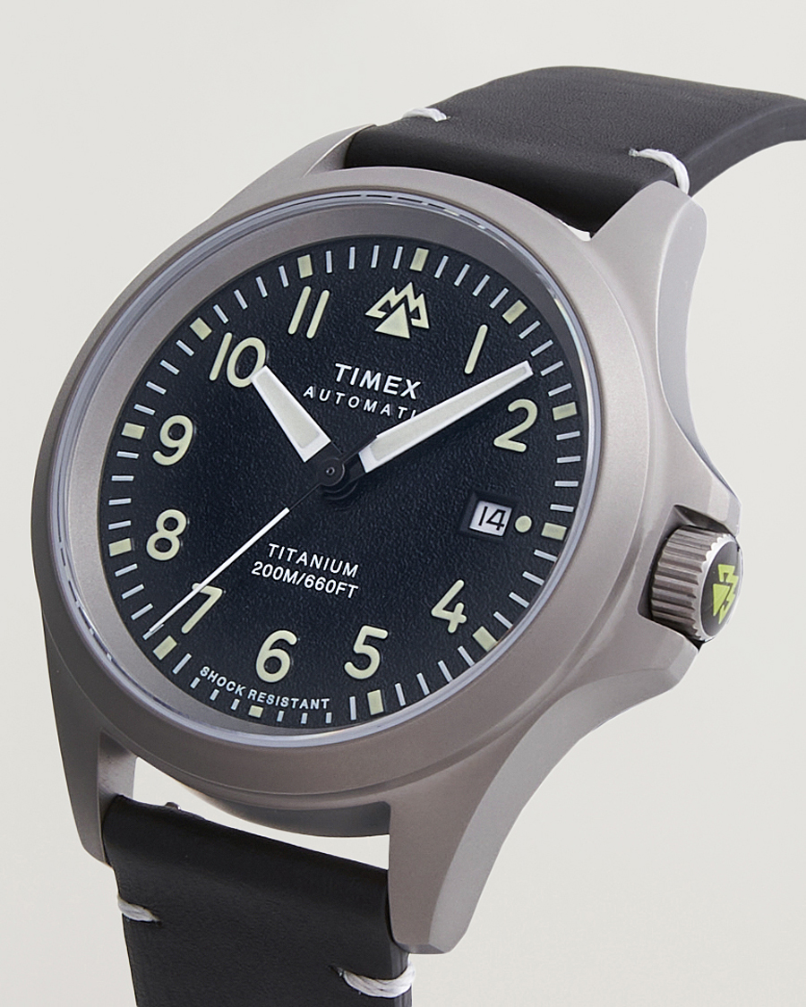 Mies | Timex Expedition North Automatic Titanium 41mm Black Dial | Timex | Expedition North Automatic Titanium 41mm Black Dial