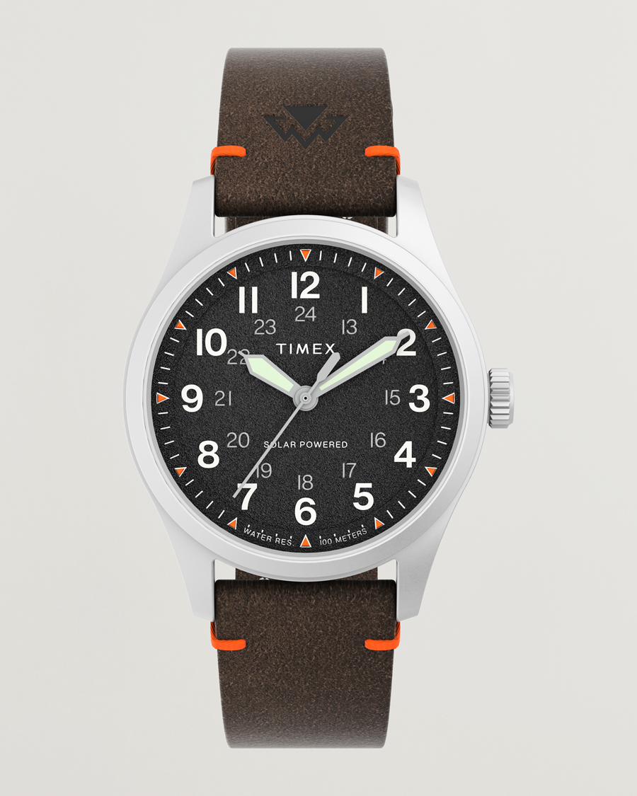 Mies | Timex Field Post Solar Watch 36mm Textured Black Dial | Timex | Field Post Solar Watch 36mm Textured Black Dial