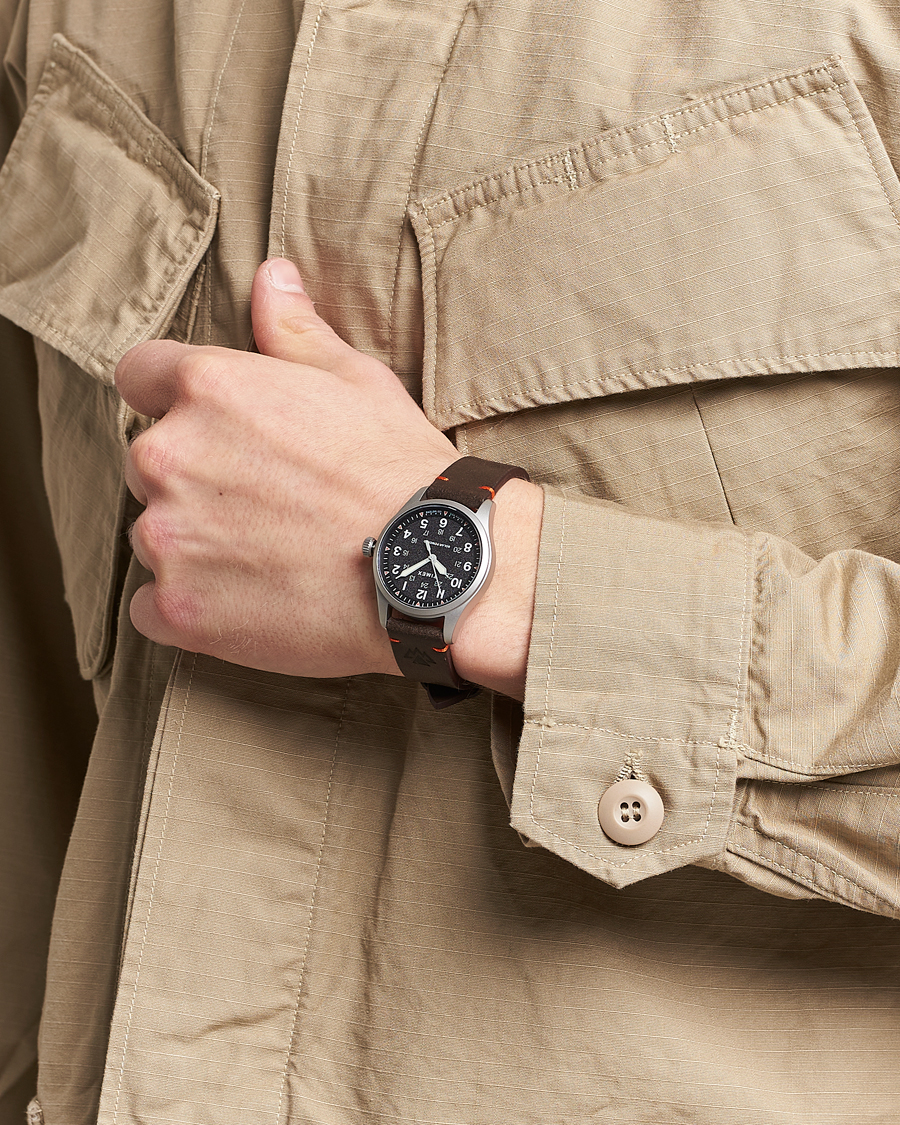 Mies |  | Timex | Field Post Solar Watch 36mm Textured Black Dial