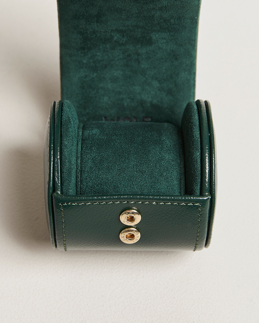 Mies | Kello- ja korurasiat | WOLF | Single Watch Roll British Racing Green